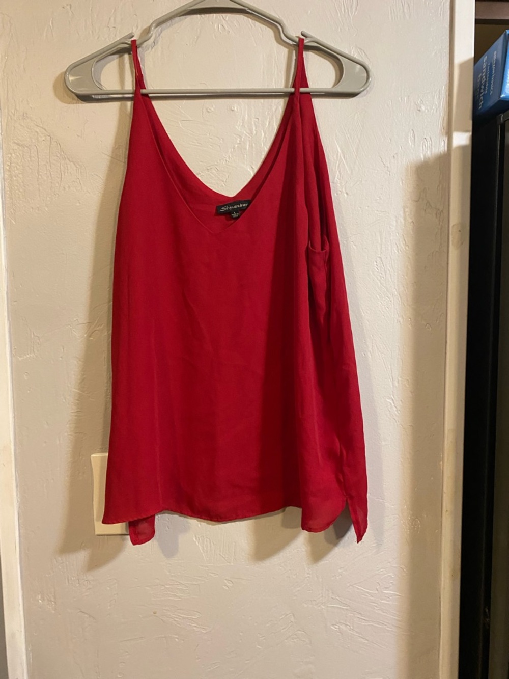 Shinestar Red Spaghetti Strap Camisole